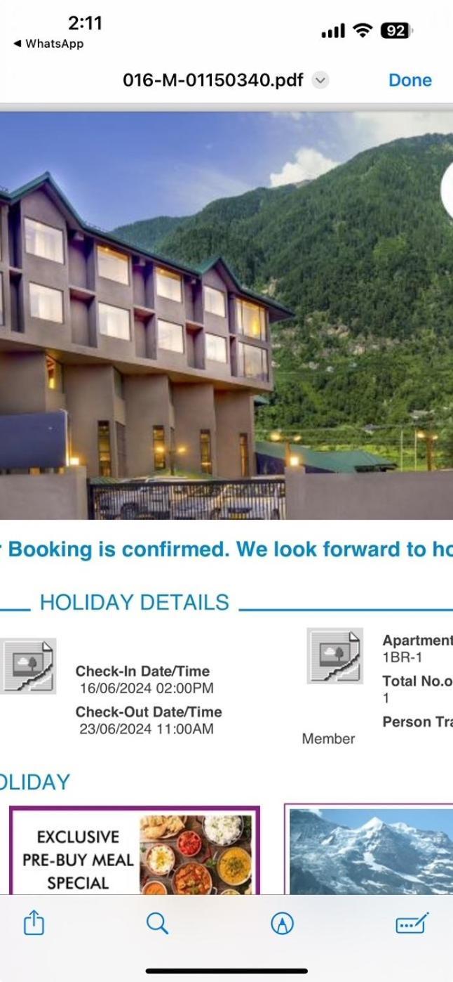 Hotel Park Paradise Manali Manāli Zewnętrze zdjęcie